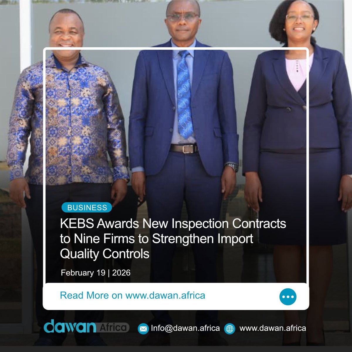 DawanAfrica's tweet image. Kenya is tightening the gates: nine global firms now guard imports. Will this reshape trade or just raise the stakes for businesses? #KEBS #ConsumerSafety #QualityControl

 Full Read: shorturl.at/BCa1l