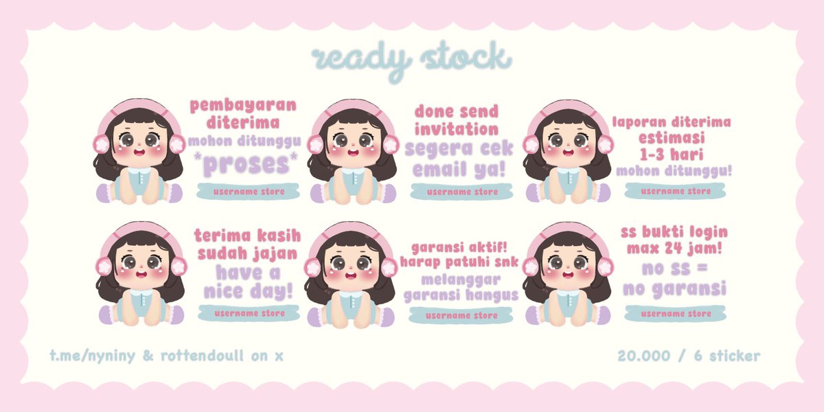 rottendoull's tweet image. 🧸⨳ help repost ? 🫕 d-danke . .

mmlo &amp;gt;  。o aku punya 4 stiker ready stock 🎡 ⓘ diskon 50 % spesial ramadhan おやつを食べて、全部売り切っちゃおう！🛝 യ tersedia open by req :”___33 

🧃 ¥   1O. OOO 
🧃 free recolor
🧃 free re-text

⑅ #zonauang #zonaba 🎀