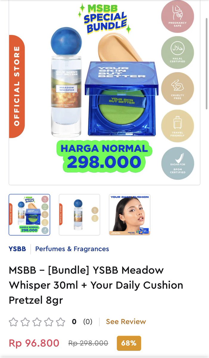 Bakat terpendamku kayaknya adalah selalu berhasil dapetin promo Ramadan tiap tahun 👍🏻

Promo kali ini tergacor sih buat jadi amunisi bukber sekalian reuni.

Modal 💥GAK SAMPE 100K💥 tapi udah bisa dapetin cushion + parfum FULL SIZE

🔗 myskinbutbetter.com