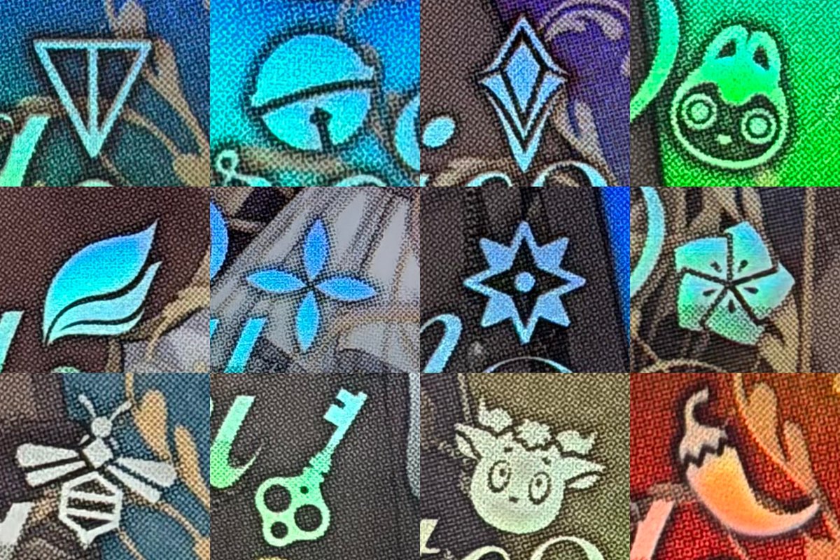 にじさんじウエハースカードの好きポイント このそれぞれのマーク⇩