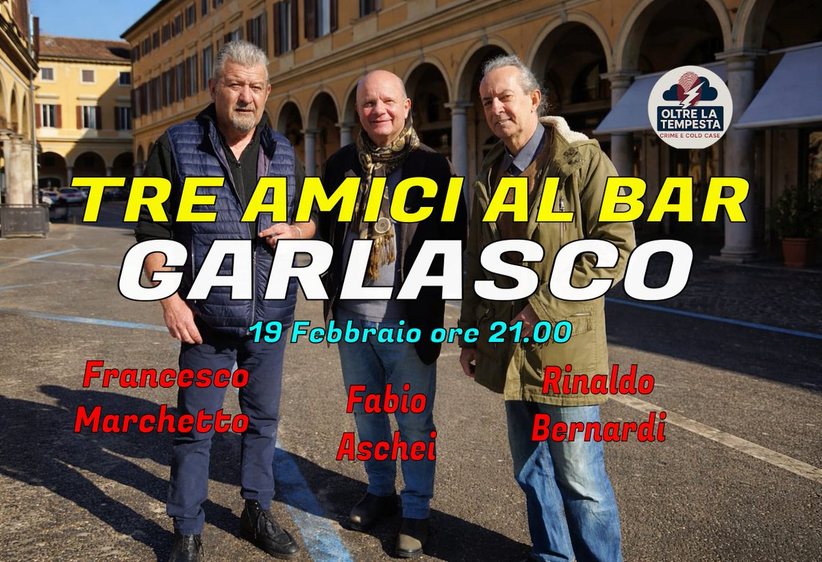 #Garlasco - Stasera sempre ore 21.00 in diretta, una combo di ospiti eccezionali da ascoltare assolutamente! Iscriviti al canale ed attiva le campanelle per rimanere sempre aggiornato!

youtube.com/watch?v=z2dHyC…