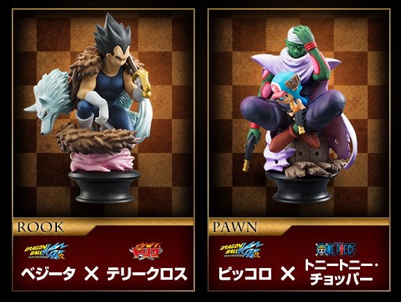 昔ドラゴンボール、ワンピース、トリコの3作品コラボで出していた