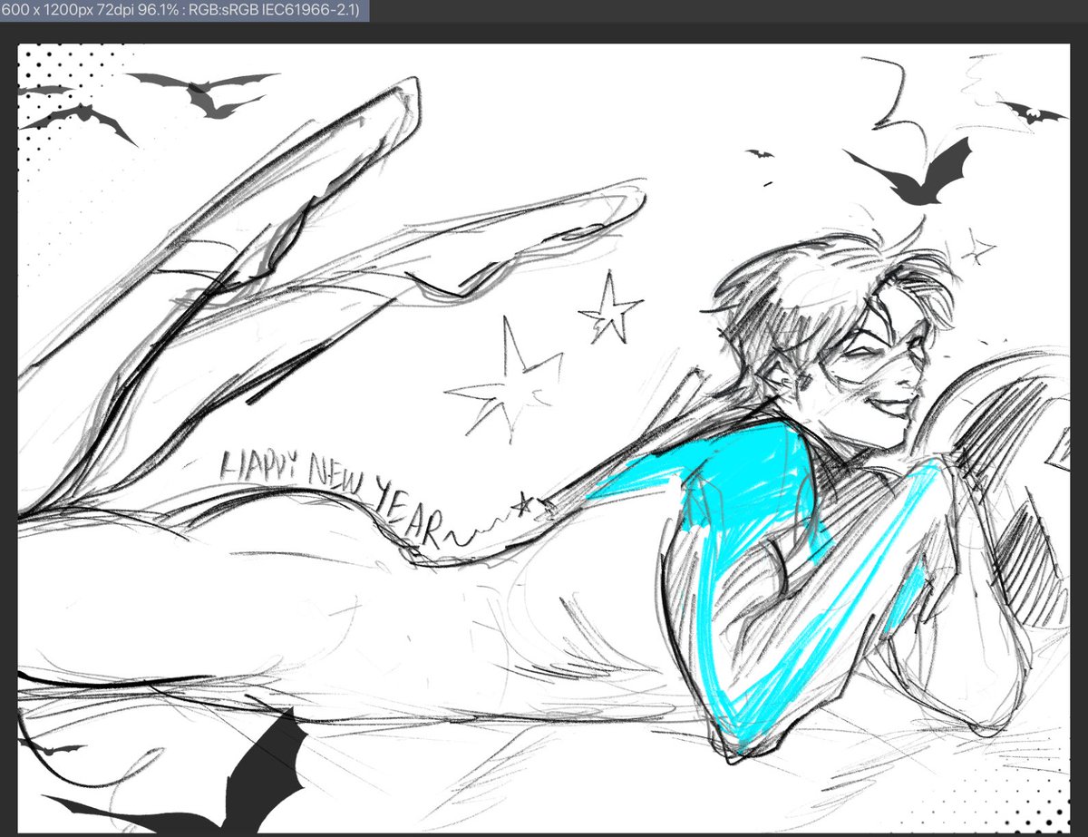 (20/??)#Nightwing Happy new year