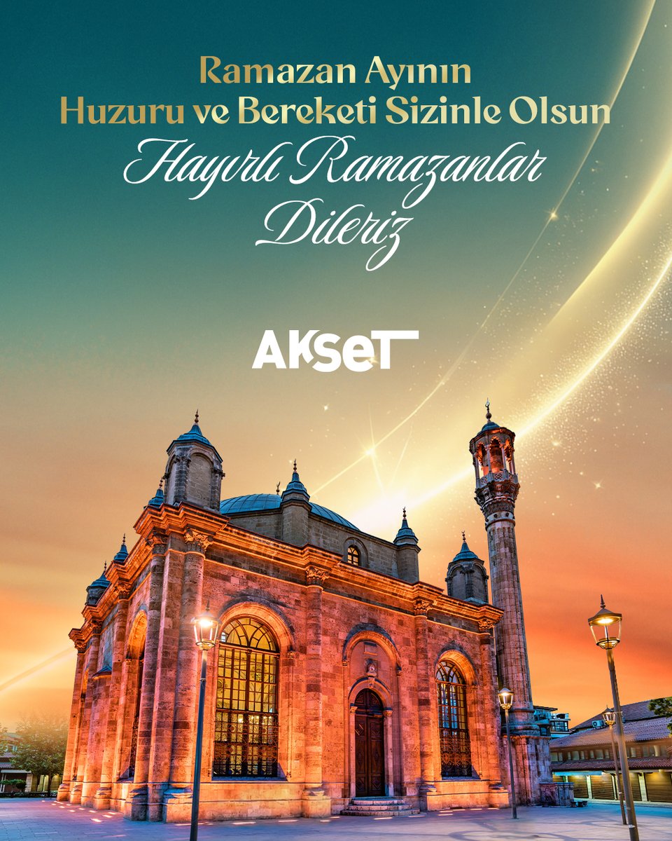 akset42's tweet photo. Çalışma arkadaşlarımıza, müşterilerimize ve iş ortaklarımıza Hayırlı Ramazanlar Dileriz. https://t.co/kXGAt0Z0Jy