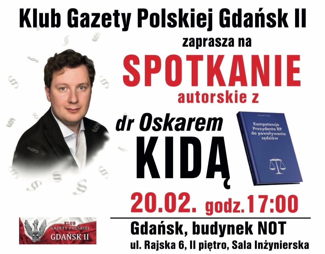 Jutro w KGP Gdańsk II będę miał przyjemność wystąpić na spotkaniu autorskim poświęconym mojej książce. Jeśli macie Państwo możliwość wzięcia udziału, to zapraszam serdecznie! 

Na spotkaniu będą obecni również <a href="/Szafarowicz2001/">Oskar Szafarowicz</a> i <a href="/Kamilabormosz/">Kamila Borszowska-Moszowska</a> więc będzie się działo 😉