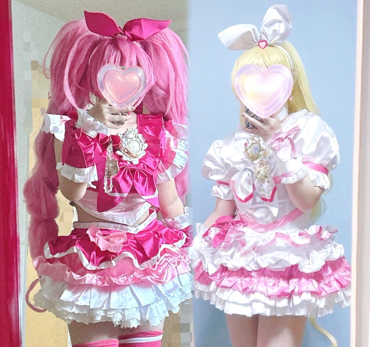 ⚠︎cos

                🩷    並べてみた   🤍