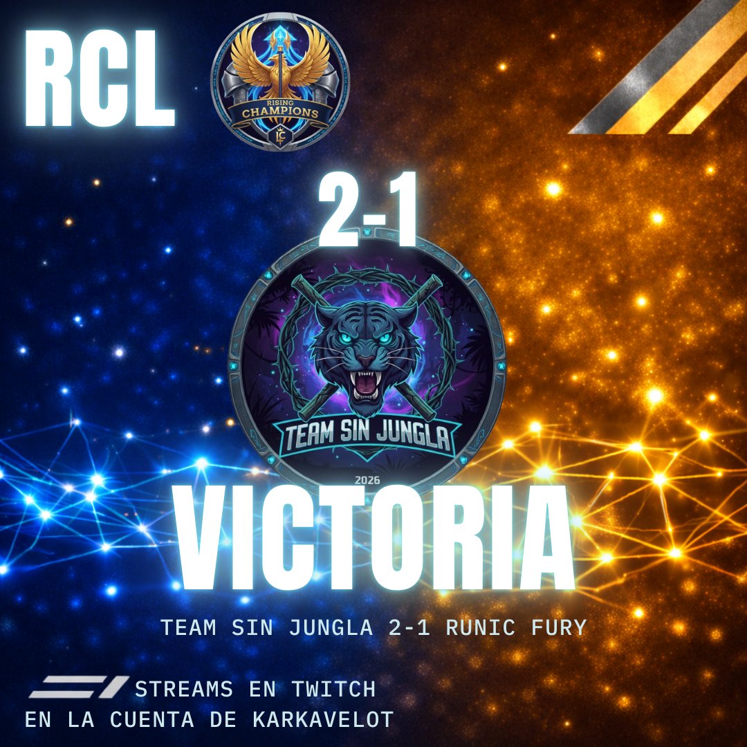 ENHORABUENA A LOS GANADORES DE LOS PARTIDOS DE AYEEEERRRRR!!!

La RCL ayer nos trajo dos partidazos con 4 equipazos. Al final salieron los dos grandes vencedores TSJ y ICODENSE pero tanto BLACK como RUNIC FURY les plantaron una buena lucha!!!

ENHORABUENA A TODOS Y GGWP!!!!!!!!!