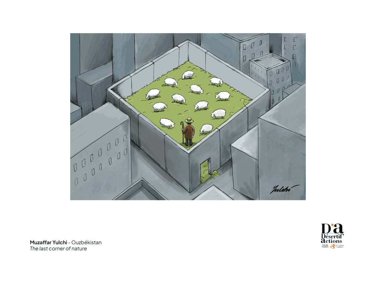 ngo_step's tweet photo. What would happen if there're no rangelands and pastures? Artists from all over the world depict this harsh reality in a global contest organizaed by @DesertifActions @IYRP2026 

See all of the illustrations: https://t.co/5gZ7oeeS5z https://t.co/ukFBGQaTPd