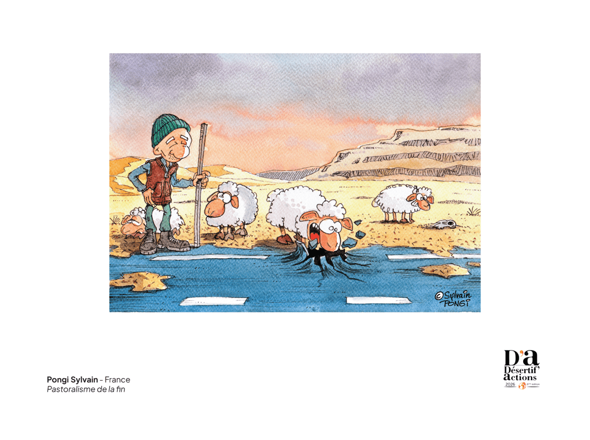ngo_step's tweet photo. What would happen if there're no rangelands and pastures? Artists from all over the world depict this harsh reality in a global contest organizaed by @DesertifActions @IYRP2026 

See all of the illustrations: https://t.co/5gZ7oeeS5z https://t.co/ukFBGQaTPd