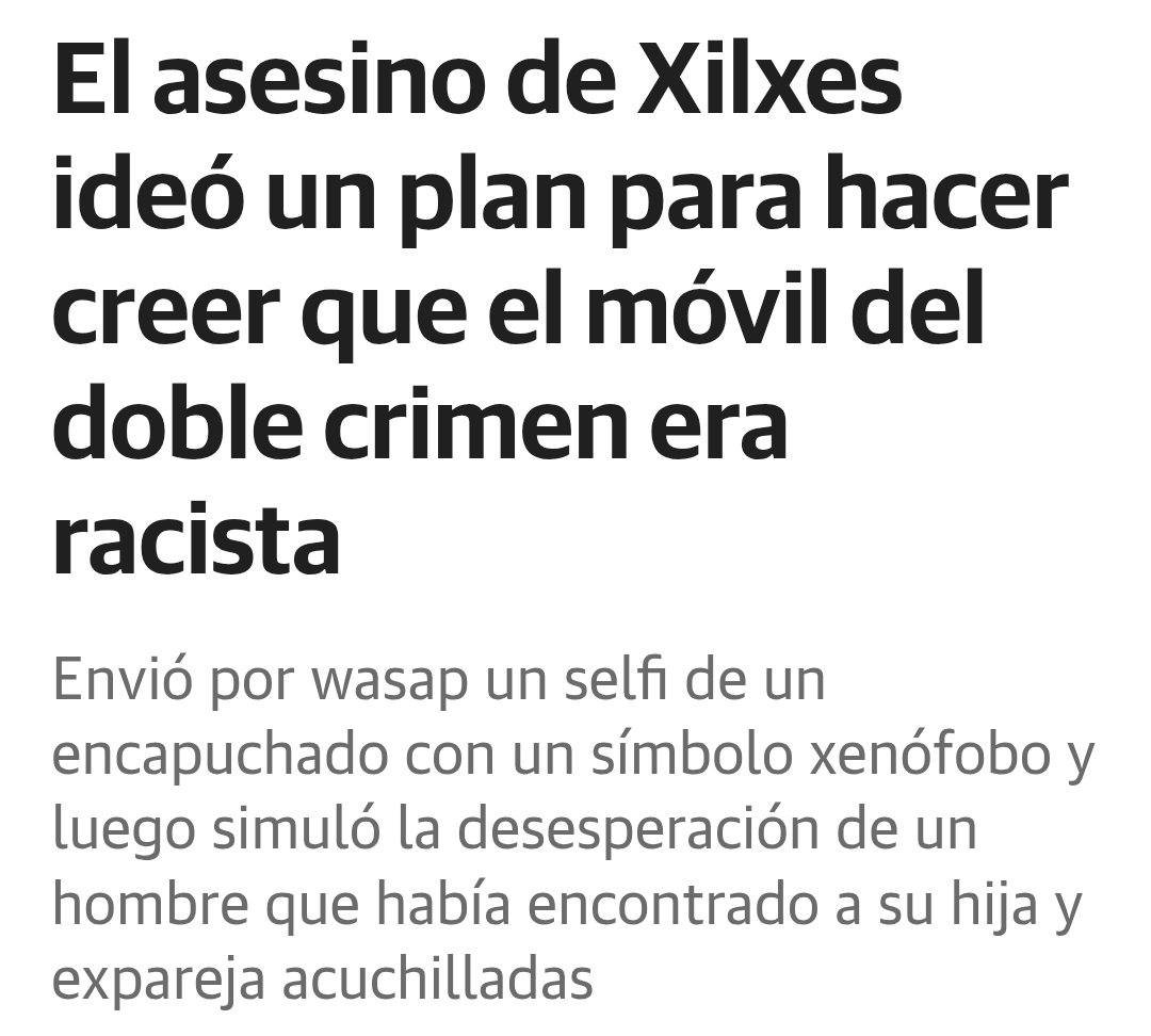 Yo tampoco había visto en mi vida a criminales de todo tipo usar el racismo como coartada.

Hasta que llegasteis vosotros.