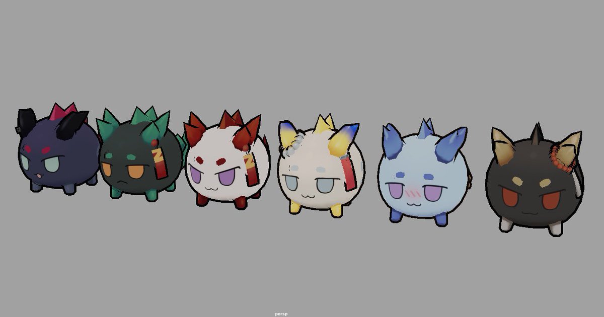 過去に描いた（作った）泡泡たち
mon泡泡は勝手に制作した