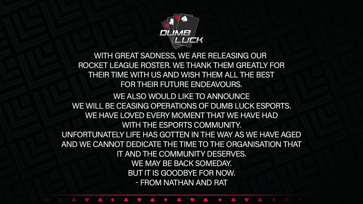 Dumb Luck Esports tweet media