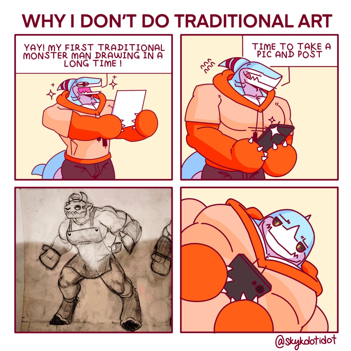 Why I don’t do traditional art