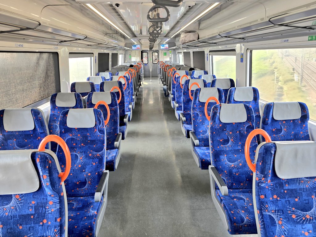 This afternoon I'm onboard a revolutionary 'Namo Bharat' service from #Delhi to #Meerut 🇮🇳 This new regional rapid transport system covers the 80km in 40 mins and costs €1.70 in Premium Class 🎟 It's fast, clean and the first of many in #India 🚆 Let's go! 😎 #NonstopEurotrip