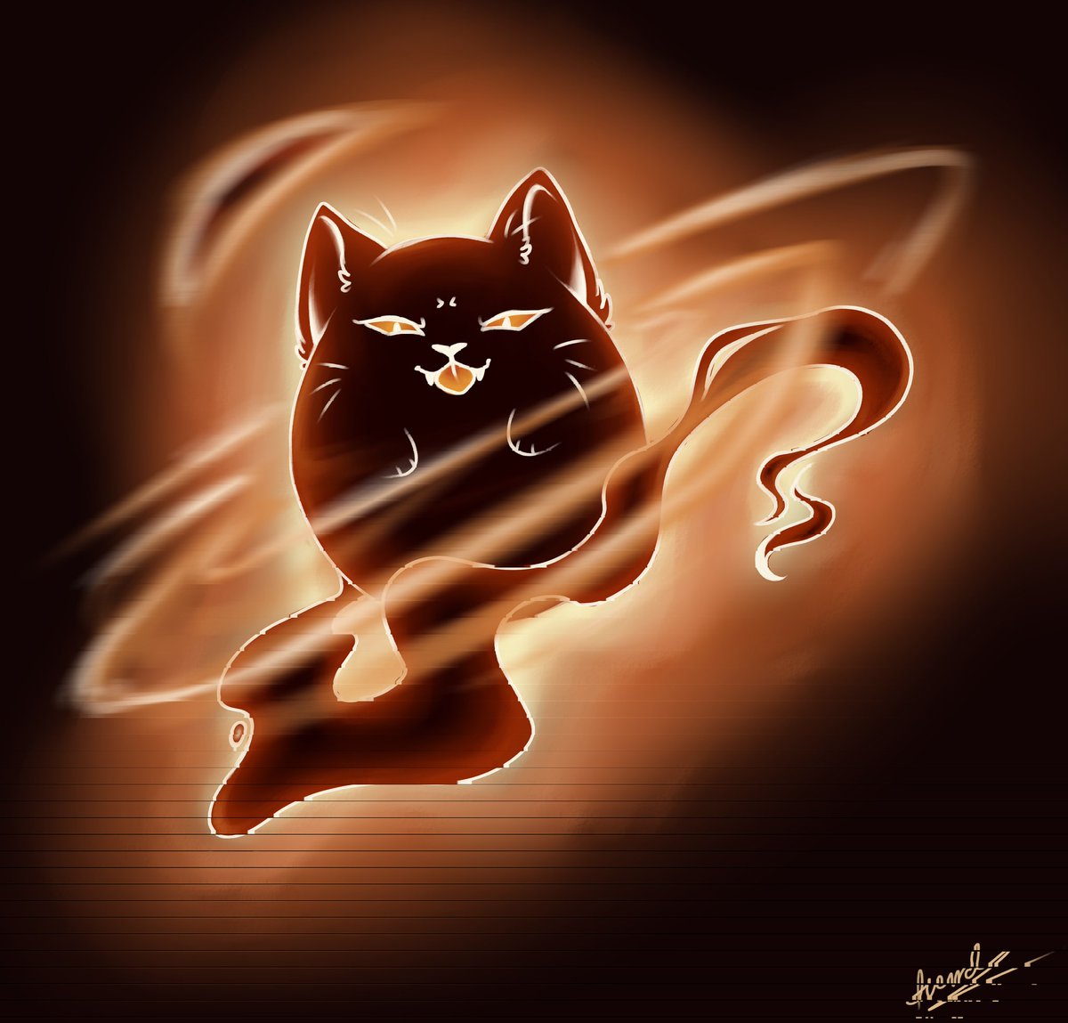 Oficjalnie przedstawiam wam jednego z potworków których stworzyłem do swojego lore nad którym pracuje oraz potworka który będzie w nie dalekiej  przyszłości maskotką kanału!

Art stworzony przez <a href="/paszczurowa/">Avenal van Sifaaka 🤍🐈</a>