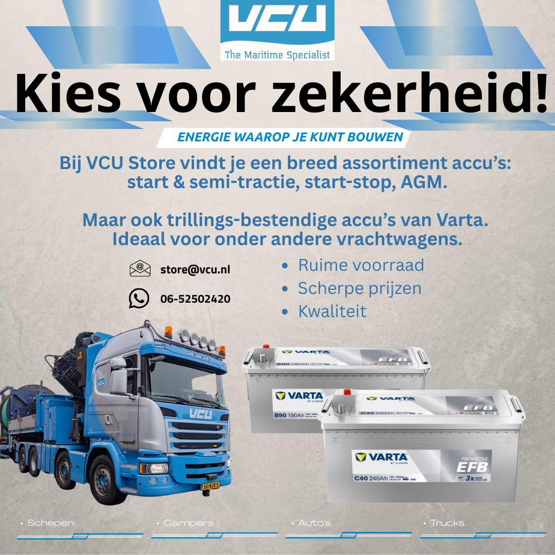 🔋 Nieuwe accu’s bij VCU Store!
Start, AGM, start-stop én trillings-bestendig van Varta 🚛💪
Perfect voor trucks &amp; zwaar gebruik.
📍 Kom langs of DM voor info!
#VCUStore #Varta #Accu #TruckPower