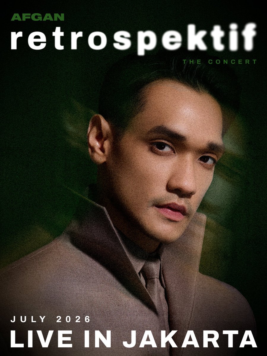 Jakarta.
It's been a while.
Retrospektif: The concert
July 2026
Finally, home.
Tune in for more details.