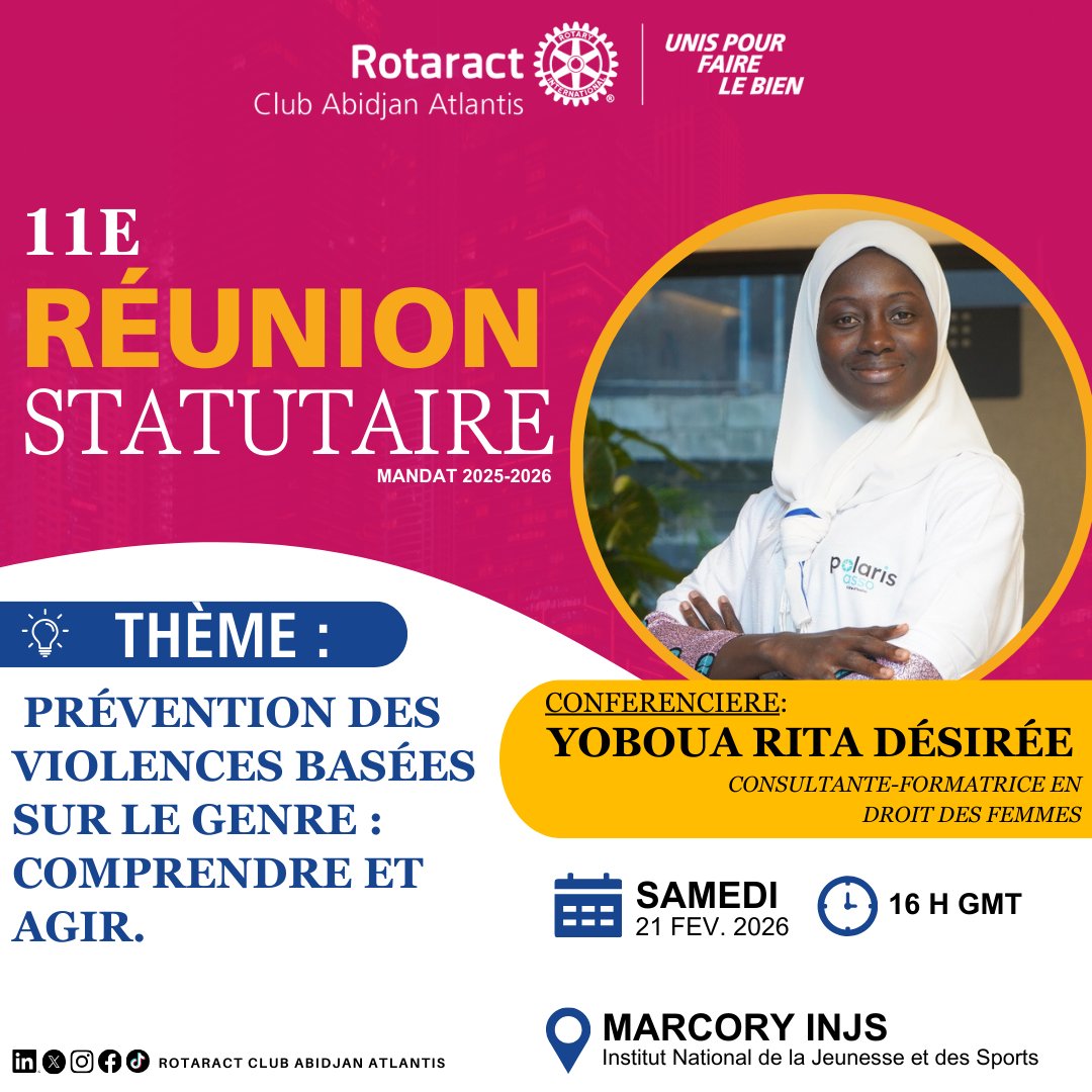 Rotaract Club Abidjan Atlantis tweet media