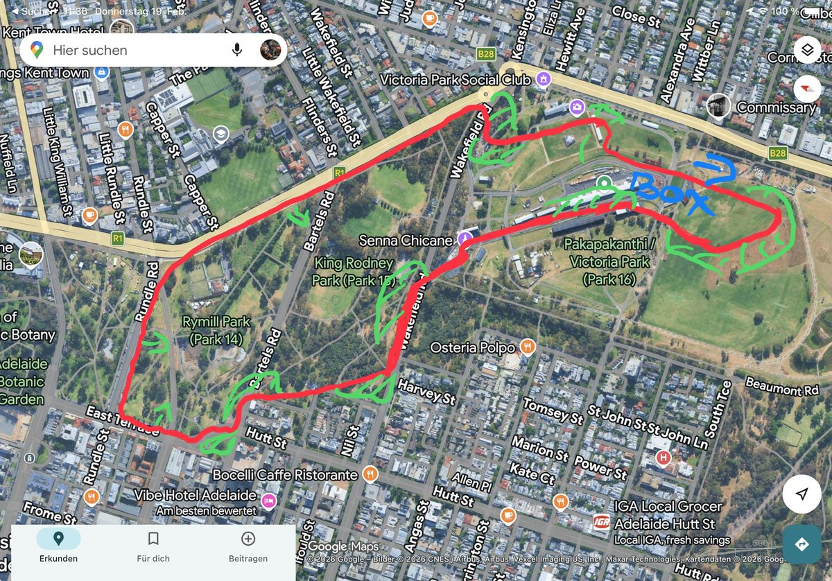 Adelaide = 1,5 million people city 😅

Parks bigger then some European city centers.

If they are willing to loose some green space + invest huge amounts of money 💰 = could be done ✅ 

And no we will never race in Singapore 🇸🇬 and Monaco 🇲🇨 !