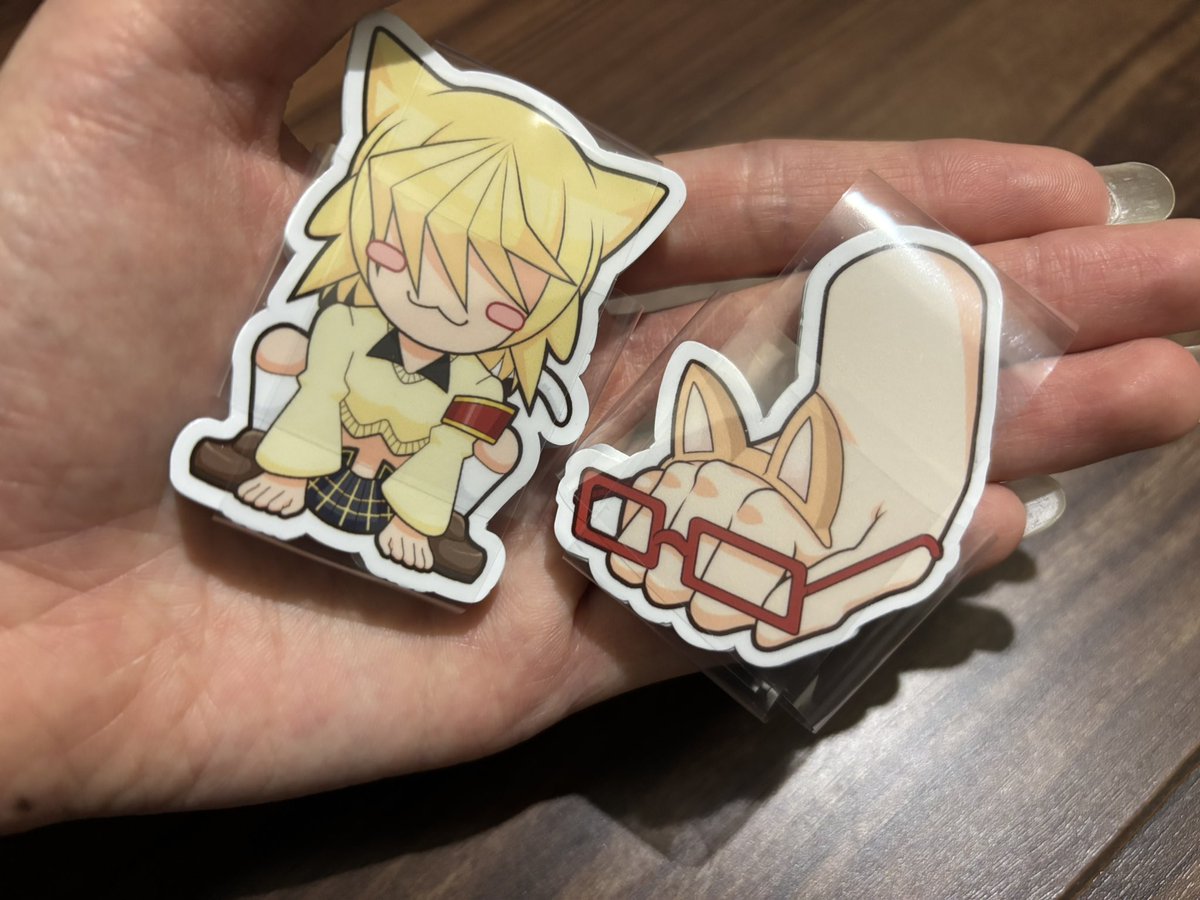 コミティアに出るグッズ
届いてきたぞ！！
いい感じ👍