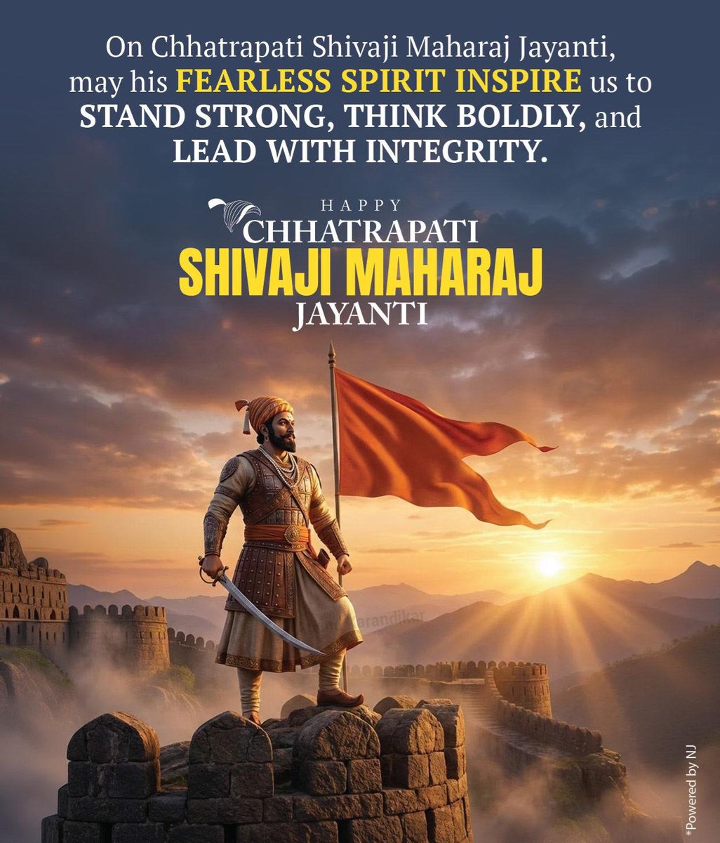 dbsciencecolleg's tweet photo. श्रीमंत योगी अखंड महाराष्ट्राचे कुलदैवत
श्री राजा शिवछञपती यांच्या चरणी मानाचा ञिवार मुजरा🚩
-Team DBSC
@ 19 Feb 2026 https://t.co/k3ZU2jdrft