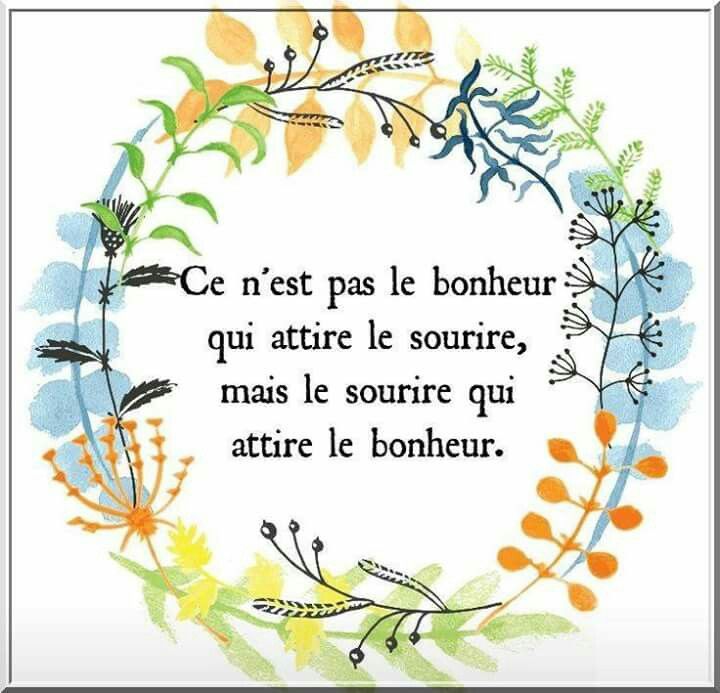 JosetteJ1's tweet image. Ce n'est pas le #bonheur qui attire le sourire, mais le #sourire  qui attire le bonheur.
#Ligue_des_optimistes