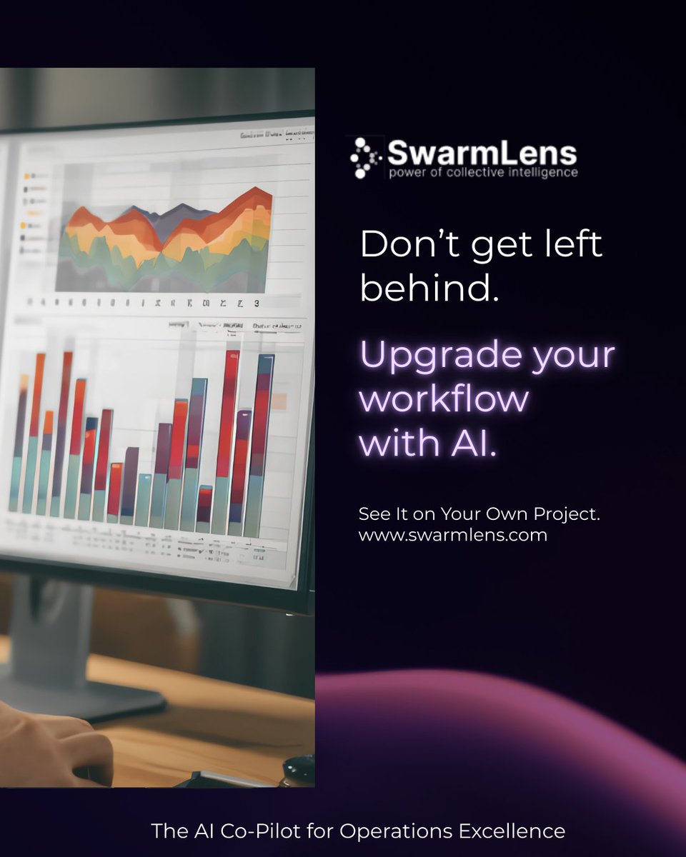 SwarmLens's tweet photo. Upgrade your workflow with AI

#AIEngineering #AIAgent #AgenticAI #SwarmLens #AIDevelopment https://t.co/pPp3lbkzc5