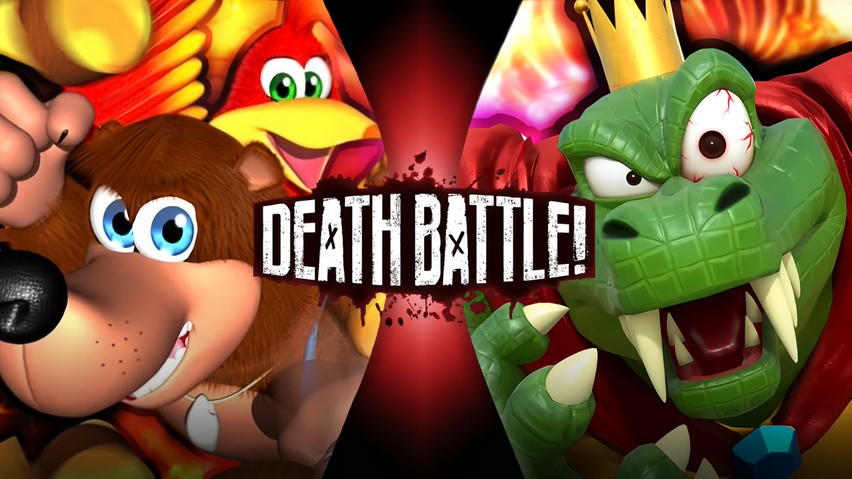 ZDooarteZiti's tweet photo. #DEATHBATTLE
Raring to Come Aboard!
Banjo and Kazooie VS King K. Rool
(Banjo Series VS Donkey Kong Series)
One of the few match-ups I actually c*mmissioned someone to make as a music track! Therewolf Media ended up getting this one and he absolutely nailed it! https://t.co/JMXs9fPAwp