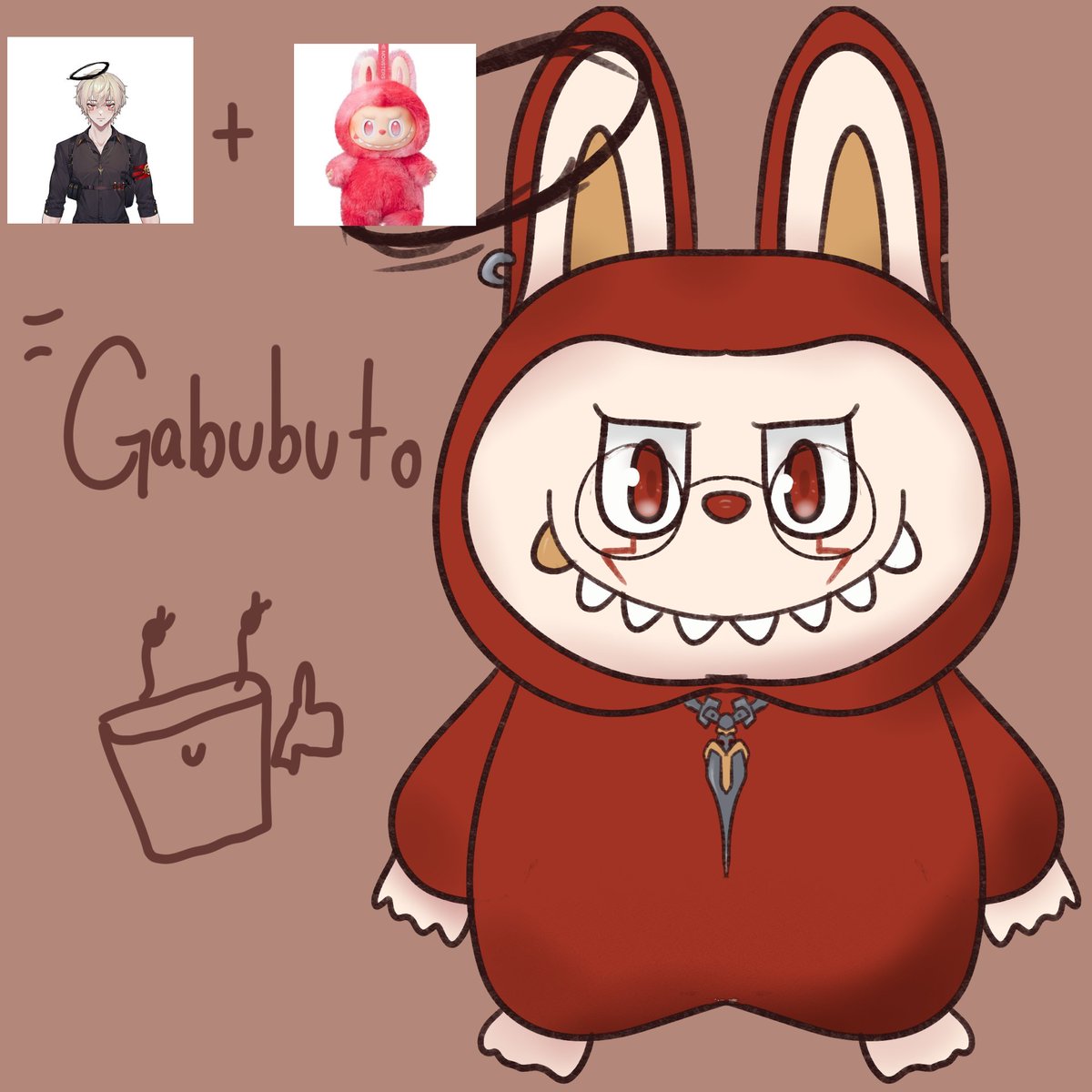 Cada que escucho <a href="/GabutoVT/">GabutoVT🍷✨</a> .... me acuerdo de los Labubus :)
#GabutoArt