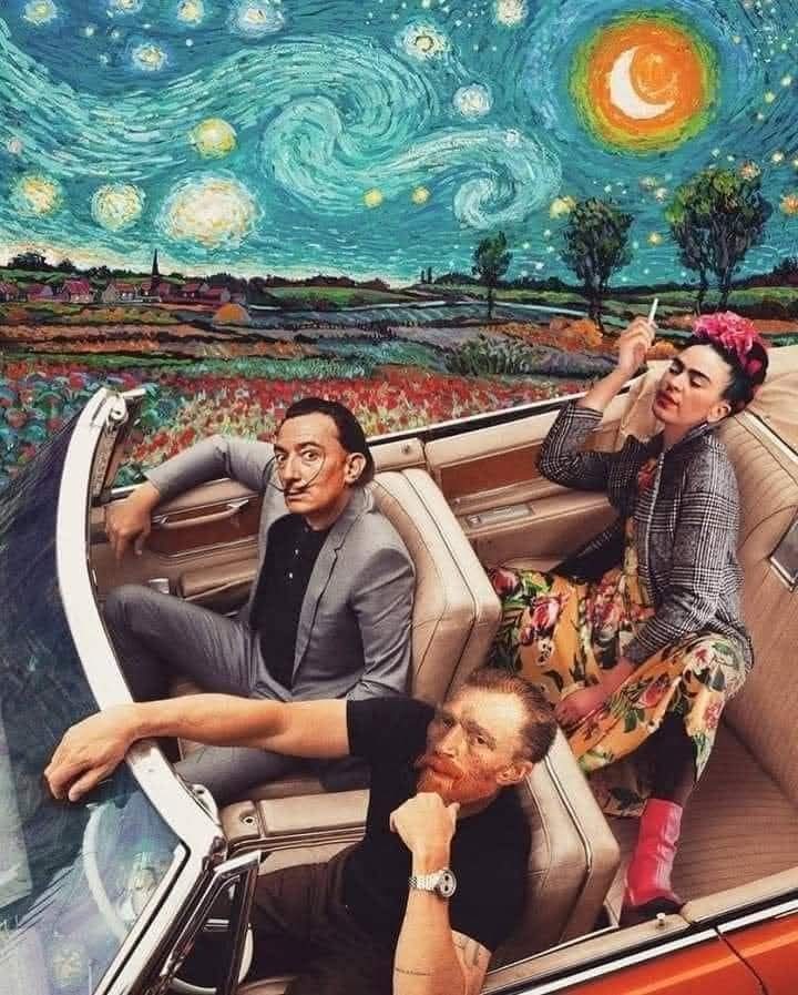 Con ellos al fin del mundo. 
Buen día. 👇🎨