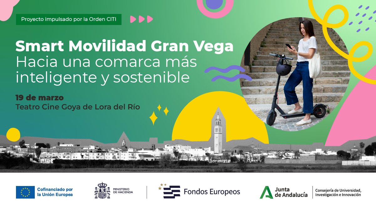 GDR_Gran_Vega's tweet photo. 📢El 19 de marzo presentamos los resultados de #SmartMovilidadGranVega
Será en el Teatro Cine Goya de @aytoloradelrio y descubriremos cómo nuestra comarca está empezando a usar datos y sensores para organizar mejor el tráfico y la movilidad
Inscríbete en https://t.co/wvl0Yicv80 https://t.co/gPDz6wQRkF