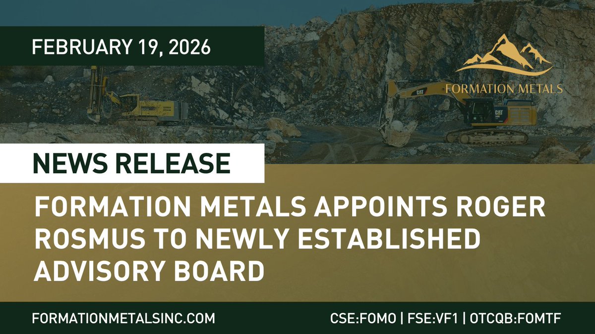 Formation Metals | CSE:FOMO | OTCQB:FOMTF tweet media