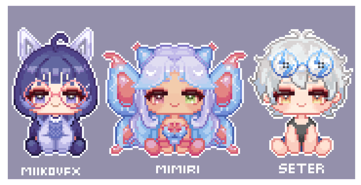 Milas_artworks's tweet image. Cuties - Follow them🫡
#pixelart