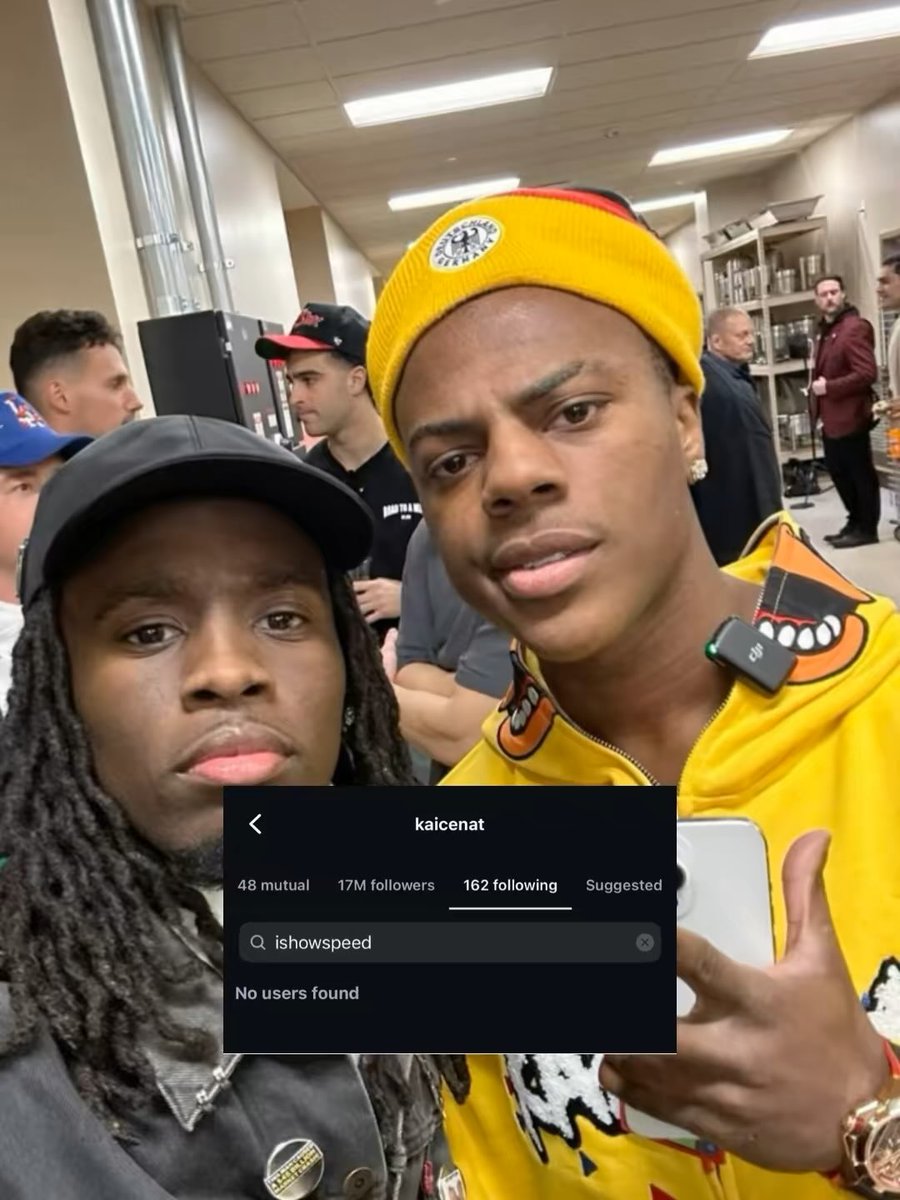 DramaInternet_'s tweet photo. IShowSpeed went live last night and was visibly upset after finding out Kai Cenat unfollowed him on instagram and blocked his number when he was just trying to check up on him 😬

“Kai is so fake behind closed doors I’m glad he switched up , I didn’t need him” https://t.co/ANkJ5SDKb9
