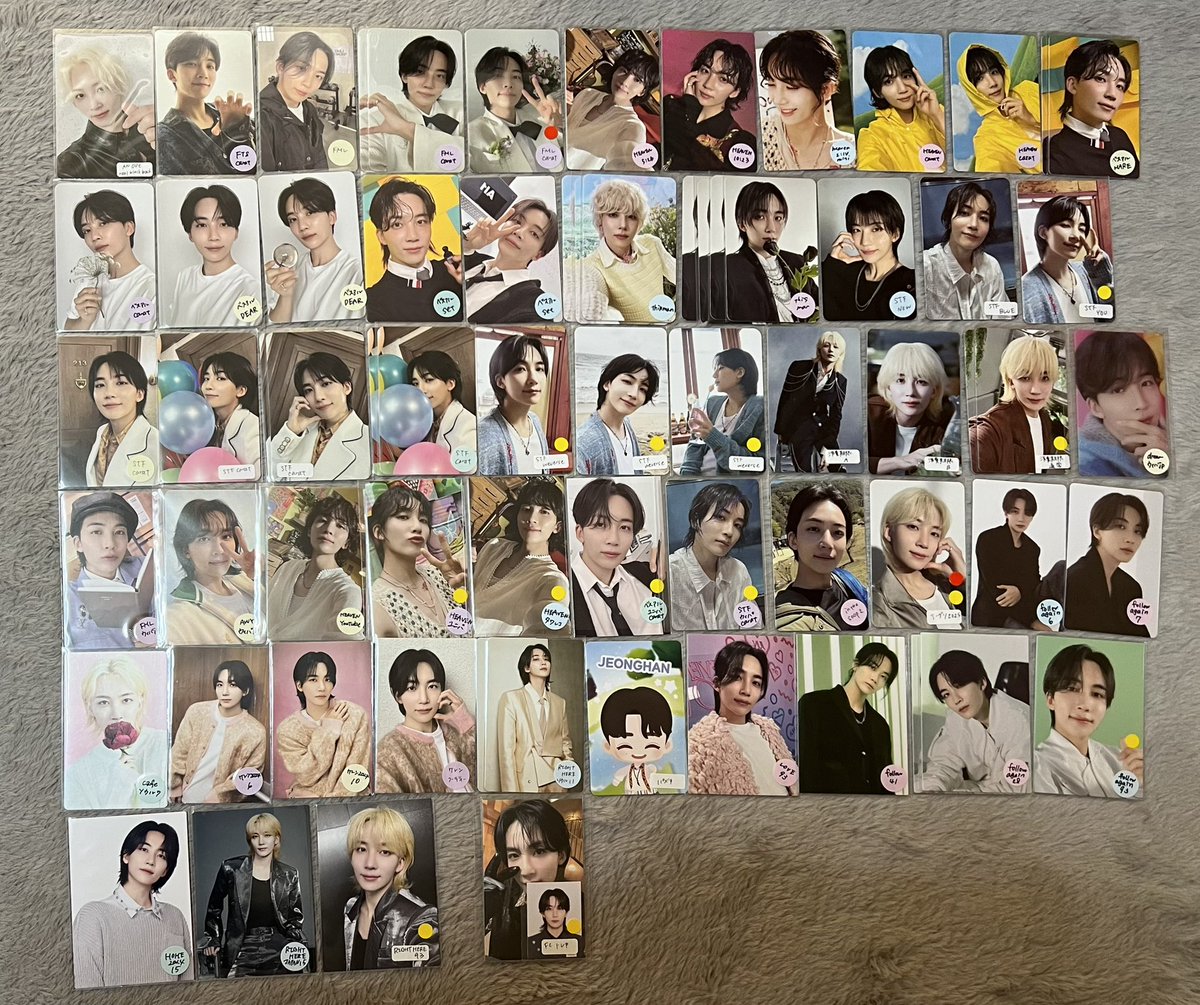 SEVENTEEN セブチ トレカ 交換 過去トレカ 特典 譲 エスクプス