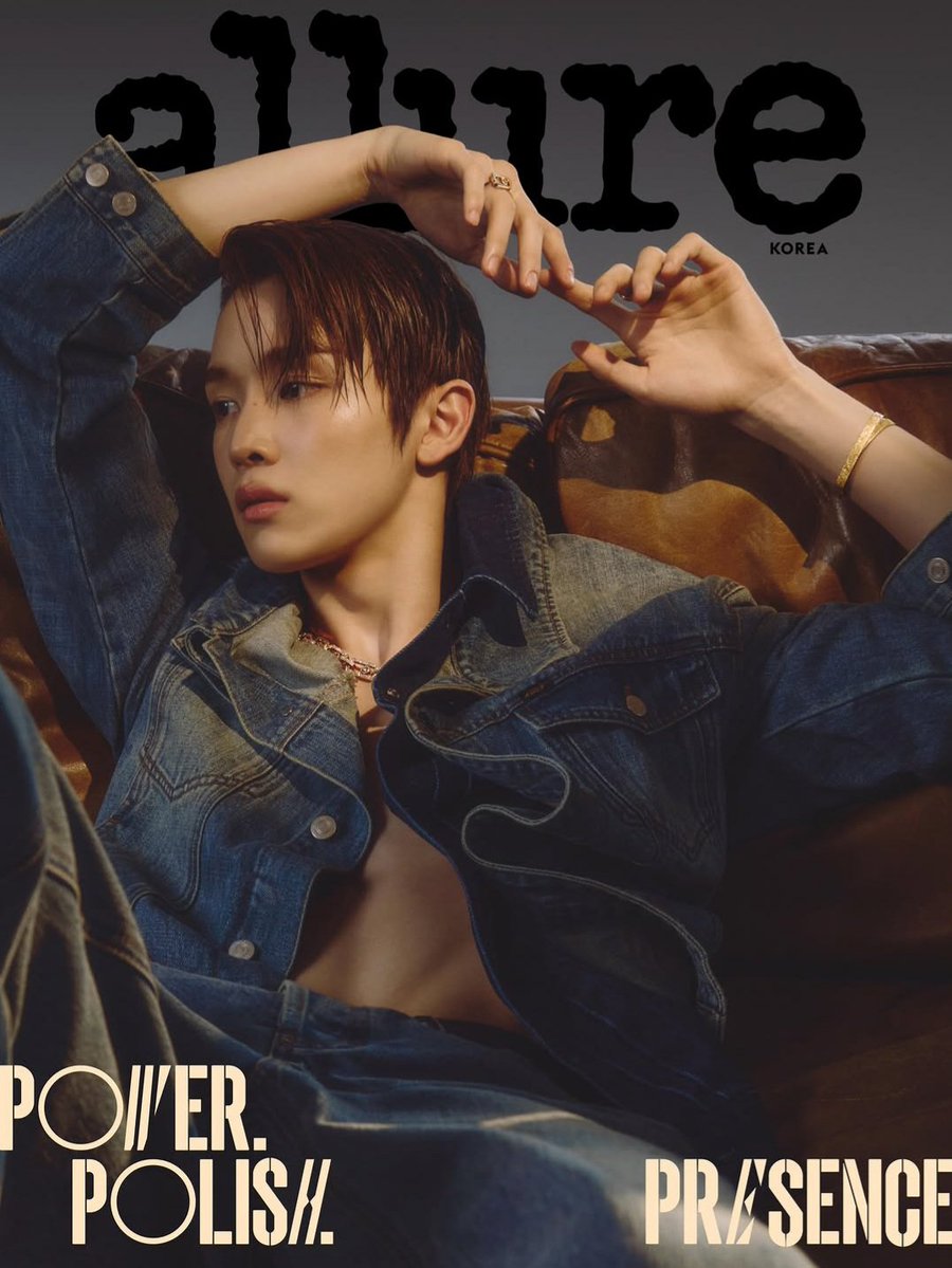 SUNGCHAN for the cover of Allure Korea March issue.