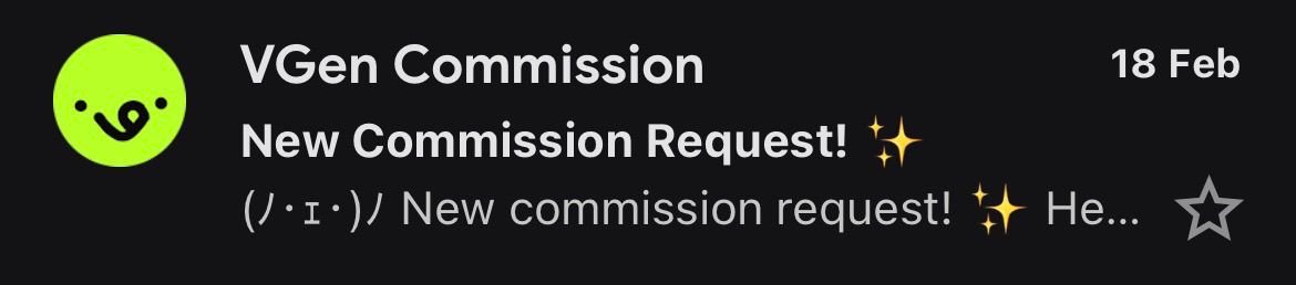 Getting these notifications always makes my day!😭 who else can relate?

Manifesting getting these notifications all the time!✨
#ArtistOnX #VGenComms #smallartists