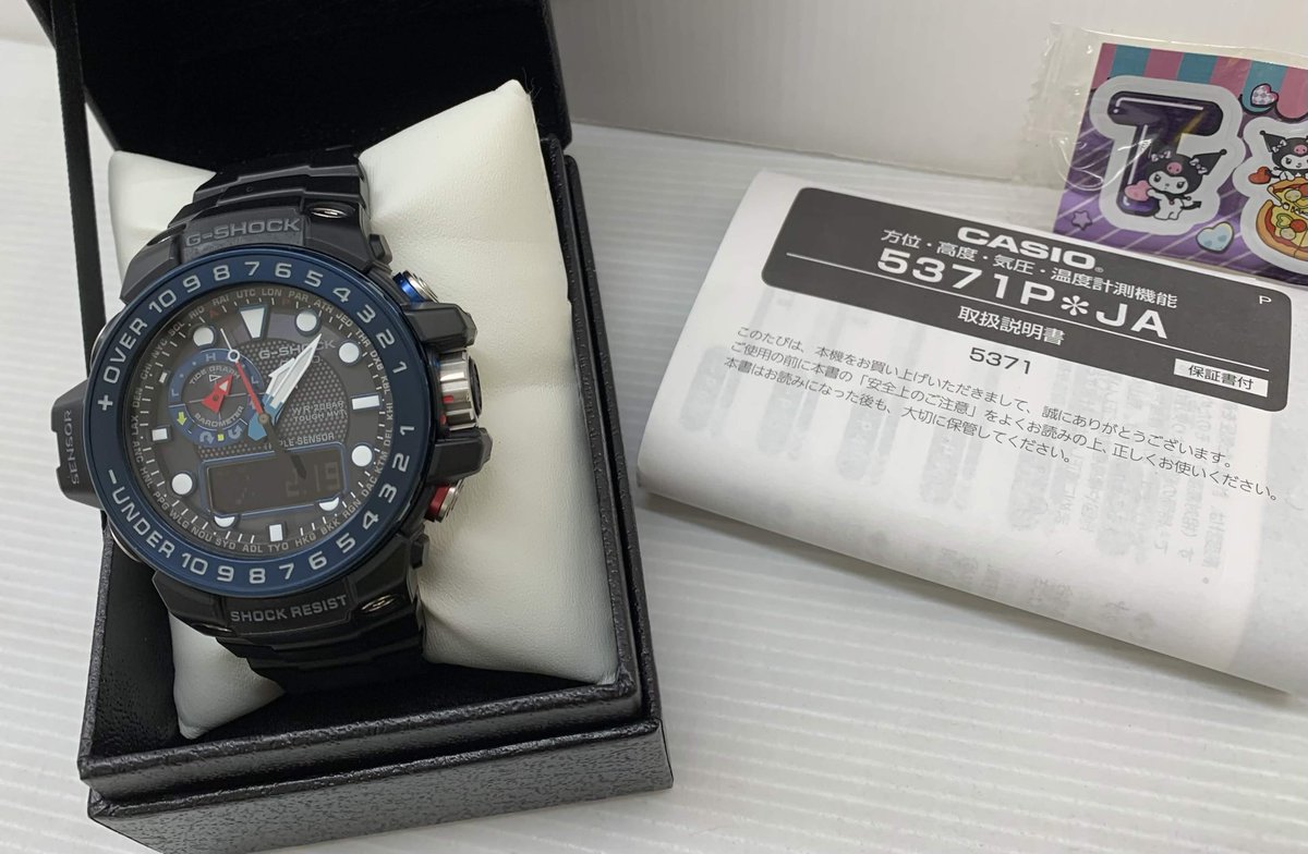 ⌚🔥腕時計 買取情報🔥⌚ 🔹CASIO🔹GWN-1000B 重厚ブラックにブルー