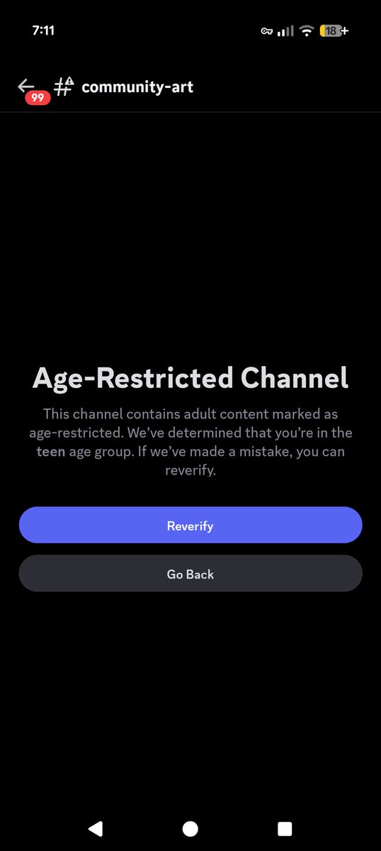 Does the <a href="/discord/">Discord</a> age verification process need to be done monthly??!

I'm not sending my ID, given the data leaks, and face verification looked like an iframe to a third-party, not local...

Looks like they can promote and demote your experience at will; I'm done