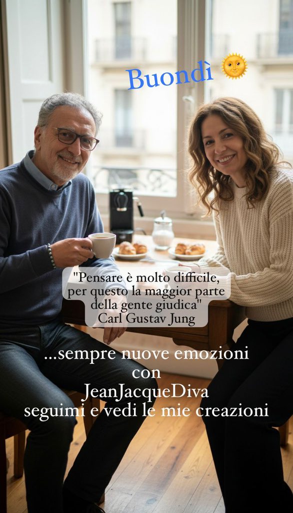 JeanJacqueDiva's tweet photo. 🌞buongiorno! Una frase, un sorriso e un caffè☕️virtuale da JeanJacqueDiva🎩🖋️
💎Eleganza quotidiana: il gioiello del giorno su https://t.co/CpegwNayyG per rendere speciale il #19febbraio
🗓️Oggi festeggiamo gli onomastici: auguri a chi porta il nomi di oggi
#scrivere #biro https://t.co/LQznRFyr57