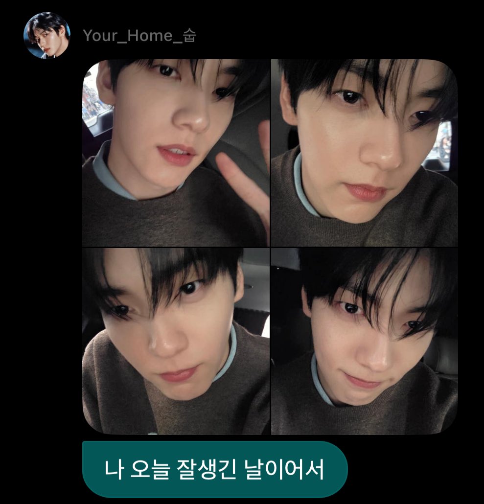 destrucache's tweet image. 연줁이는 예쁘다는 말을 좋아하고 숩읹이는 잘생겼다는 느낌을 좋아하는 게 아직도 신기해

둘의 카톡은 아마 이런 식일 것 같아:
🦊: 나 예쁘지? ㅎㅎ❤️
🐰: 네 횽~ 나는? 잘생겼지?😁