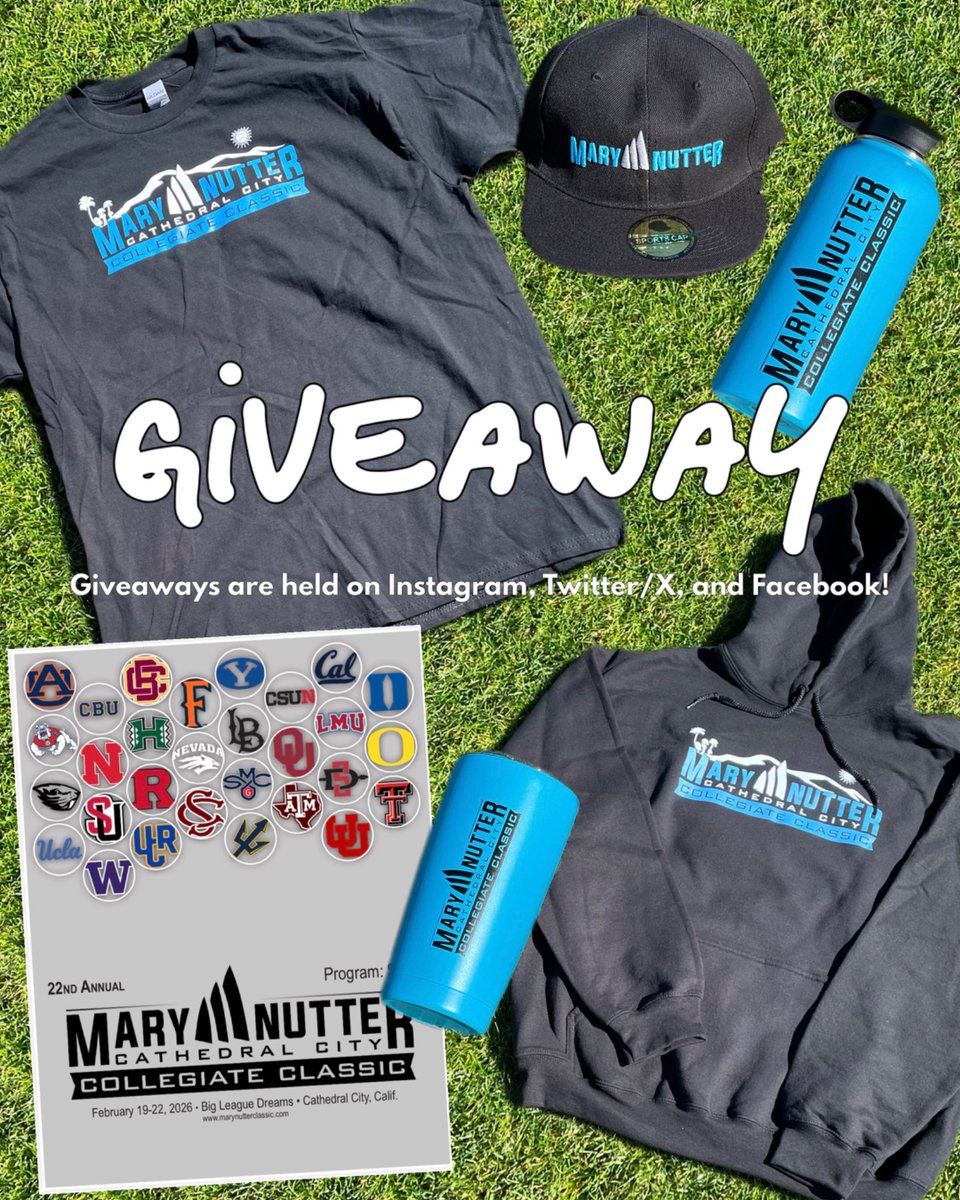 🥎 ɢɪᴠᴇᴀᴡᴀʏ 🥎

Want to win an MNCC hoodie?

To enter:
1️⃣ Follow us
2️⃣ Repost this post

One random winner will be chosen at 6pm on Friday. You must be at <a href="/bigleaguedreams/">Big League Dreams</a> Cathedral City then to be eligible. Complete rules at the link in our bio.

#MNCC | #BLDCathedralCity