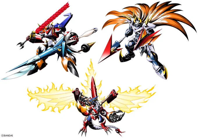 デジモン図鑑に、新たに シャウトモンX4S、シャウトモンX3SD、シャウトモンX3GMを追加 #デジモン #digimon