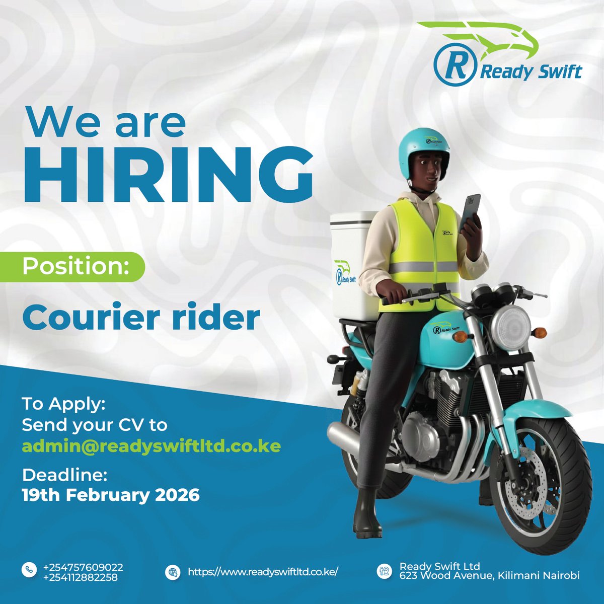 We’re growing. Join the journey.

#sifuna #sakaja #Ramadan #Lent
#NowHiring #KenyaBusiness #JobsKE