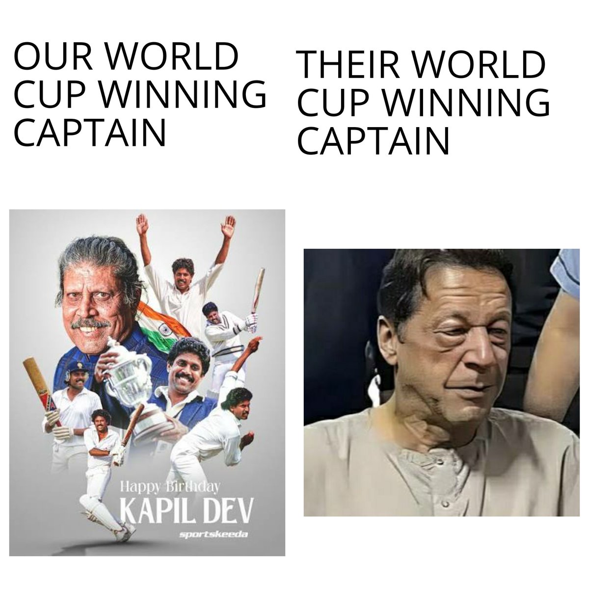 Difference is clear brother..
Whole India wishes our world cup winning captain Happy birthday..

Where as your Cricketing board didn't even mention him on his birthday captain