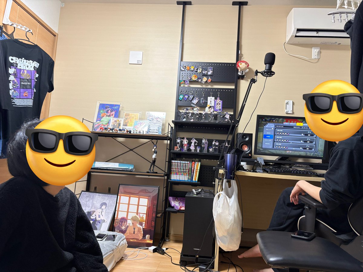 泊めてくれたよぴさん、来てくれたきさらぎくんもありがとう！
いつも話聞いてくれて本当に感謝してます…
楽しかった！