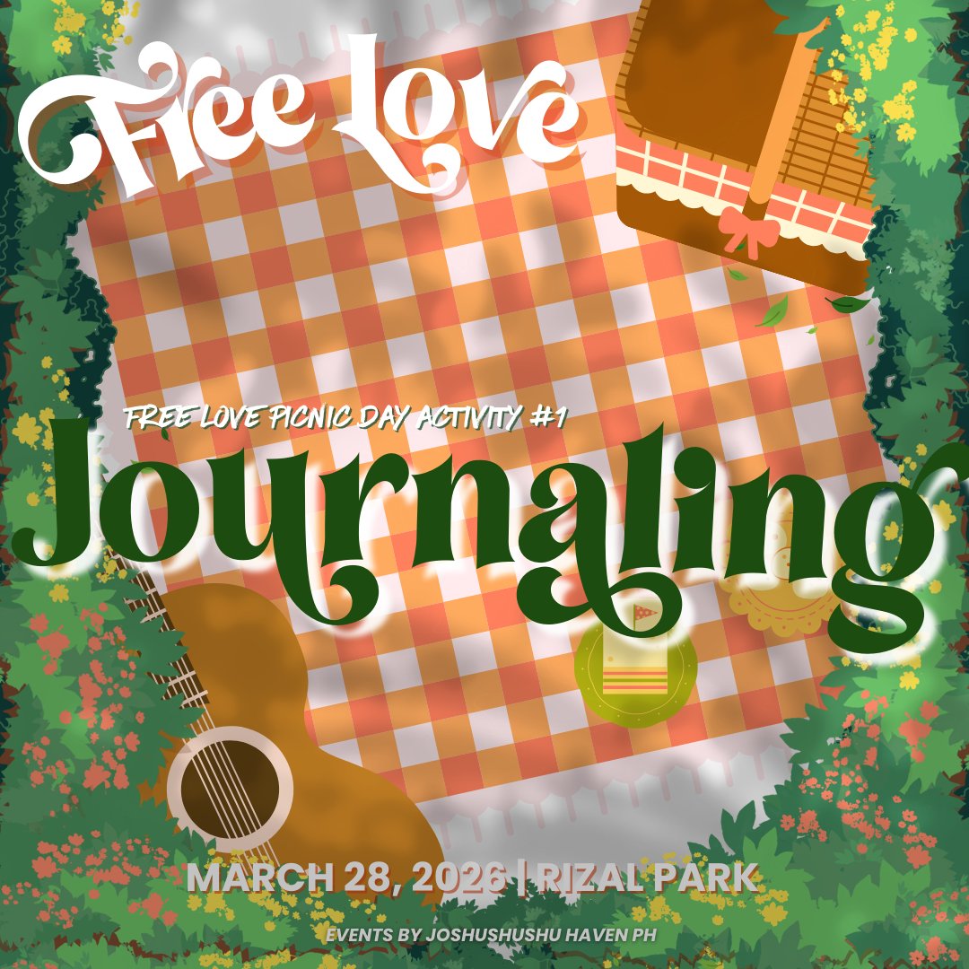🍃 Free Love Picnic Activity Reveal 🍃

Excited for our picnic day? Let's get things rolling as we reveal the activities!

Have a journal? Bring it with you! Let's document the day together in a creative way. We'll bring all the journaling materials you need.

#FreeLovePicnicDay