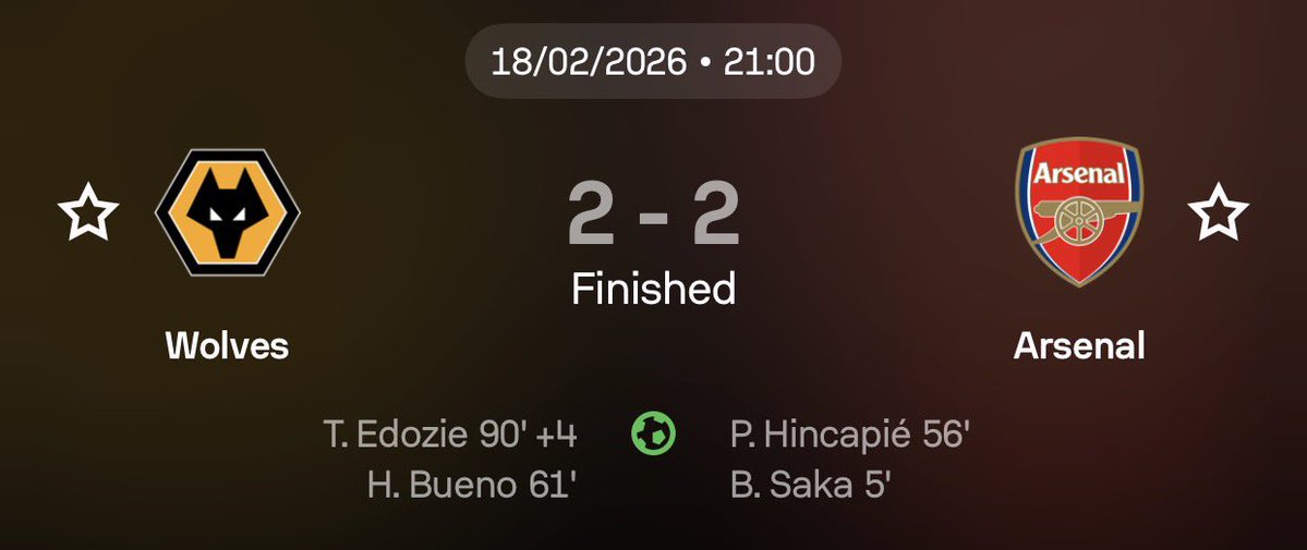Arsenal couldn’t defeat a bottom table team going for relegation and they still think they can win the premier league 😂