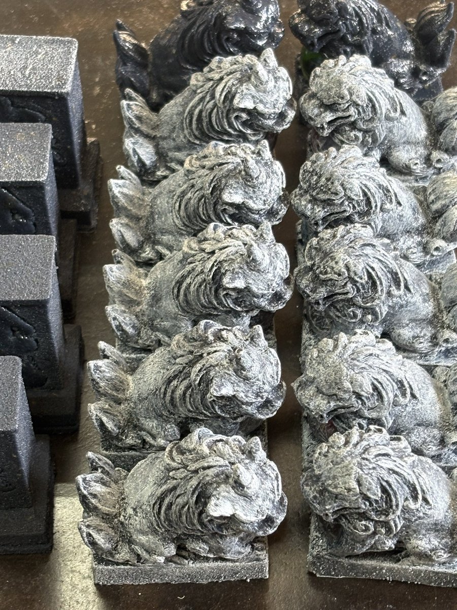 阿吽も販売に向けて製造中です‼︎ 色々考え中ですが玉の色や種類などを