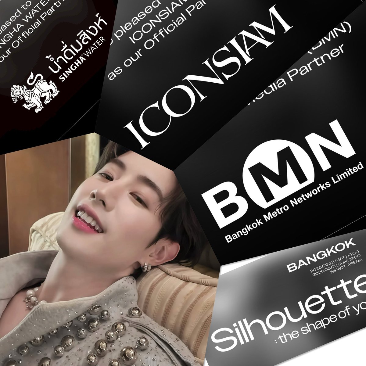 Jinny_MarkTuan's tweet image. พาร์ทเนอร์สนับสนุนหลักแฟนคอนพี่มาร์คบิ้กๆทั้งนั้น แค่แฟนคอนนะเนี้ย ปังขนาดนี้ คอนเสิร์ตใหญ่จะขนาดไหนค่ะ โคตรภูมิใจสุดๆ 💟

#Silhouette #MarkTuanFanconBKK2026 #TheShapeofYou_BKK
#MarkTuan #Mark #마크 #段宜恩 #มาร์คต้วน #BNJ #FriedRiceEnt @marktuan @bnj_ent